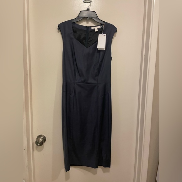 NWT Hugo Boss Navy Blue Sheath Dress Suit 💼 - Picture 8 of 14